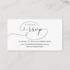 Online-UAWG, moderne Hochzeitskarte Begleitkarte