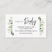 Online-UAWG, Moderne Minimalistische Umgebung Begleitkarte (Vorderseite)