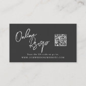 Online-UAWG QR-Code-Website Visitenkarte (Vorderseite)