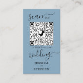 Online-UAWG QR-Code-Website zum Evergreen Wedding Begleitkarte (Vorderseite)