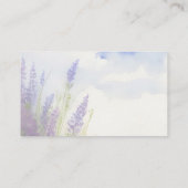 Online UAWG QR Code Wolken Hochzeitswebsite Visitenkarte (Rückseite)