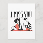 Online-Verabred-Beziehungen FEHLEN IHNEN Niedliche Postkarte (Vorderseite)