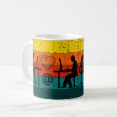 Online Verabredet Feiern Moderne Romantik Kaffeetasse (Vorderseite Links)