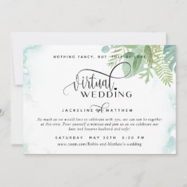 Online Virtual Wedding Elegante Weinkultur Save The Date