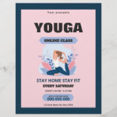 Online Yoga Class Flyer (Vorne)