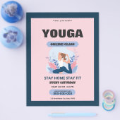 Online Yoga Class Flyer (Einzeln)