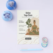 Online-Yogakurse Flyer (Einzeln)