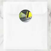 Online-Zahlung Runder Aufkleber (Tasche)