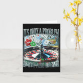 Only A Problem If You're Losing Funny Gambling Boo Karte (Gelbe Blume)