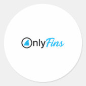 Only Adise Fins Funny B Salmon And Steelhead Fishi Runder Aufkleber (Vorderseite)