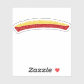 Only Fries Kind of Day 🍟 Aufkleber (Blatt)