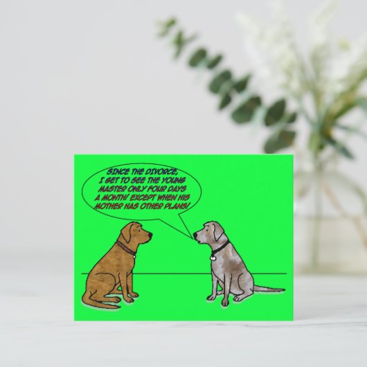 Only Get to See The Young Master, Unless... Postkarte (Stehend Vorderseite)