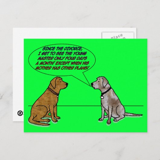 Only Get to See The Young Master, Unless... Postkarte (Vorne/Hinten)