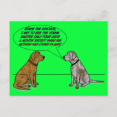 Only Get to See The Young Master, Unless... Postkarte (Vorderseite)