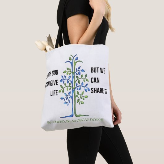 Only God Can Give Life Tree Awareness Tasche (Von Nahem)