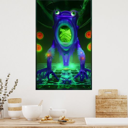 Only Half Afraid Poster (Küche)