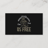 Only Our Individual Faith In Freedom Visitenkarte (Vorderseite)