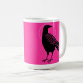 "Only Shiny Objects" sagt Crow Kaffeetasse (VorderseiteRechts)