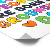 Only The Awesomest Are Born On Groundhog Day Funny Poster (Ecke)