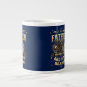 Only The Best Father Ride Motorcycles, Have Beards Jumbo-Tasse (Vorderseite)