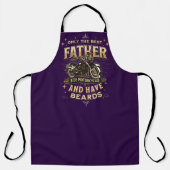 Only The Best Father Ride Motorcycles, Have Beards Schürze (Vorderseite)