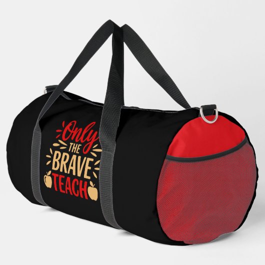 Only The Brave Teach Apple Design Duffle Bag (Rechte Ecke)