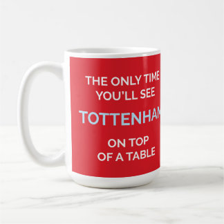 Only time you’ll see Tottenham on top of a table Kaffeetasse
