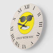 Only with you große wanduhr (Winkel)