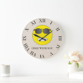 Only with you große wanduhr (Zuhause)