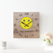 Only with you quadratische wanduhr (Zuhause)
