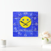 Only with you quadratische wanduhr (Zuhause)