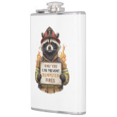 Only You Can Prevent Dumpster Fires Flachmann (Links)