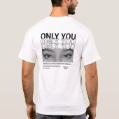 Only You Eyes Personalized Couple Valentine Cute T-Shirt (Rückseite)