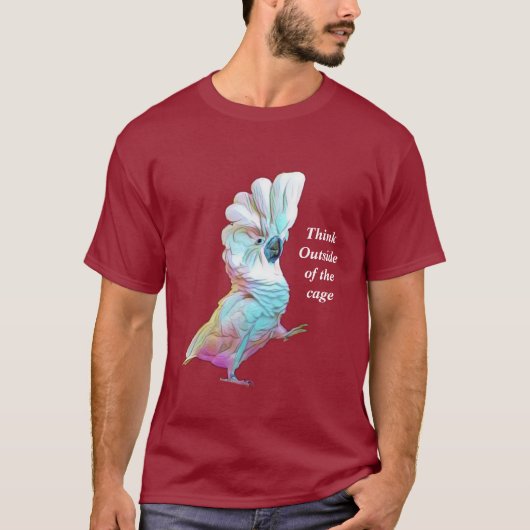 Onni Cockatoo denken Sie außerhalb des Käfig-Shirt T-Shirt (Vorderseite)