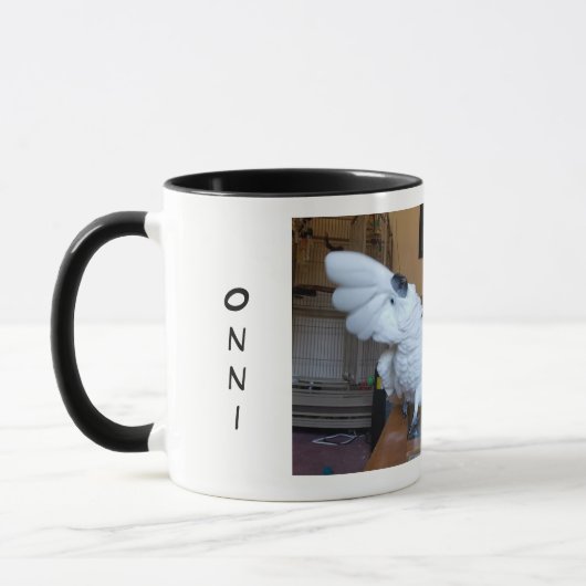 Onni der angestochenetanzenstampfen Cockatoo Tasse (Links)