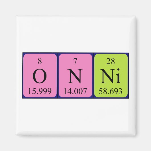 Onni Periodenmagnet Magnet (Vorne)