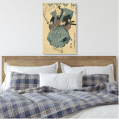 Onoe Kikugoro III - Schauspieler um 1824-1830 Vint Leinwanddruck (Insitu (Schlafzimmer))