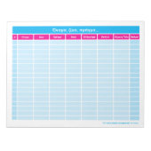 Onoma, Zoo, pragma... Notizblock (Vorderseite)