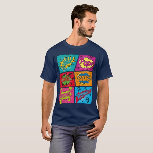 onomatopoeia design T-Shirt (Vorne ganz)
