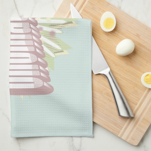 Onomatopoeia Explosion English Language Geschirrtuch (Viertel Falte)