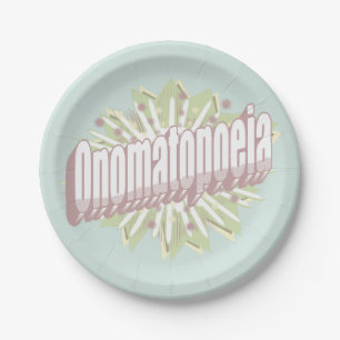 Onomatopoeia Explosion English Language Pappteller