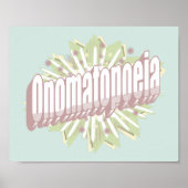 Onomatopoeia Explosion English Language Poster (Vorne)