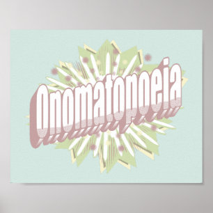 Onomatopoeia Explosion English Language Poster