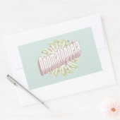 Onomatopoeia Explosion English Language Rechteckiger Aufkleber (Umschlag)