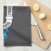 Onomatopoeia kreative Schrift oder Poesie Geschirrtuch (Viertel Falte)