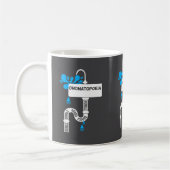 Onomatopoeia kreative Schrift oder Poesie Kaffeetasse (Links)