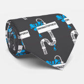 Onomatopoeia kreative Schrift oder Poesie Krawatte (Gerollt)