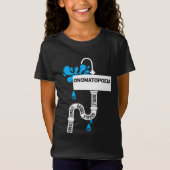Onomatopoeia kreative Schrift oder Poesie T-Shirt (Vorderseite)