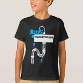Onomatopoeia kreative Schrift oder Poesie T-Shirt (Vorderseite)