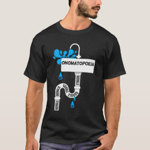 Onomatopoeia kreative Schrift oder Poesie T-Shirt